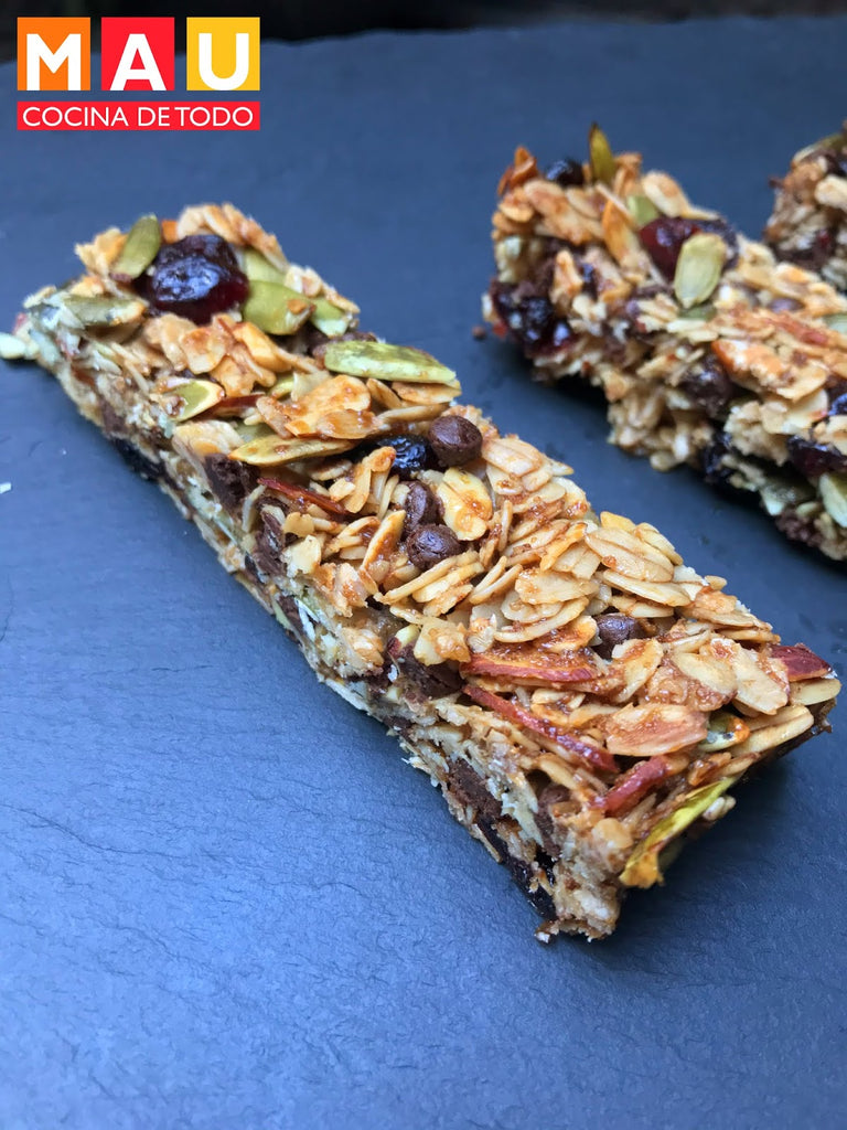 Barritas de Granola con Chocolate y Arandanos