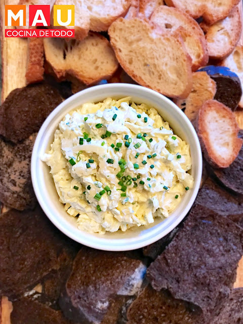 Botana de Queso con Cebollin