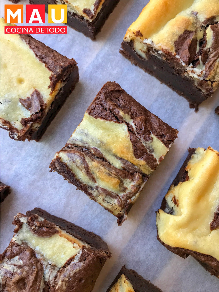 Brownies Marmoleados