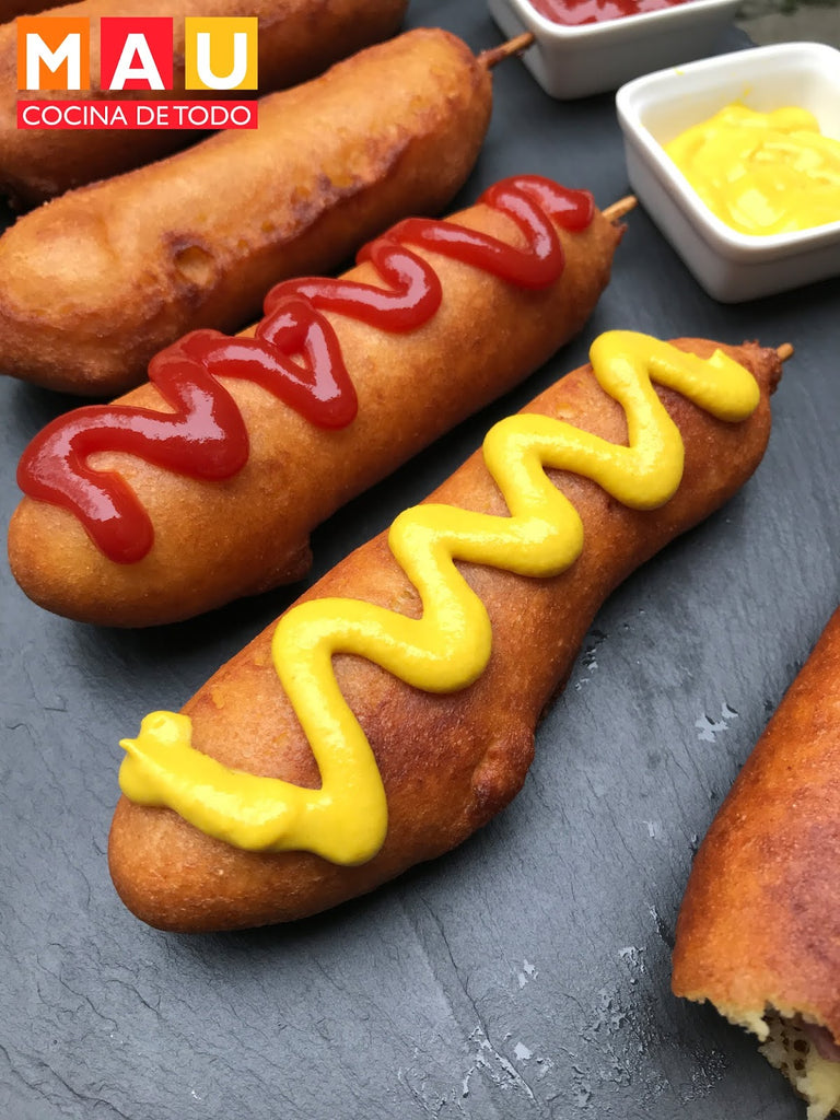 Corn Dogs (Banderillas de Salchicha)