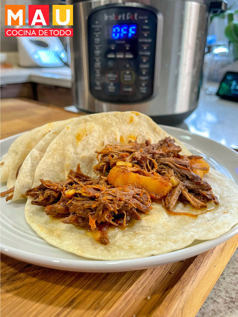 Carne Deshebrada con Papas (InstantPot)