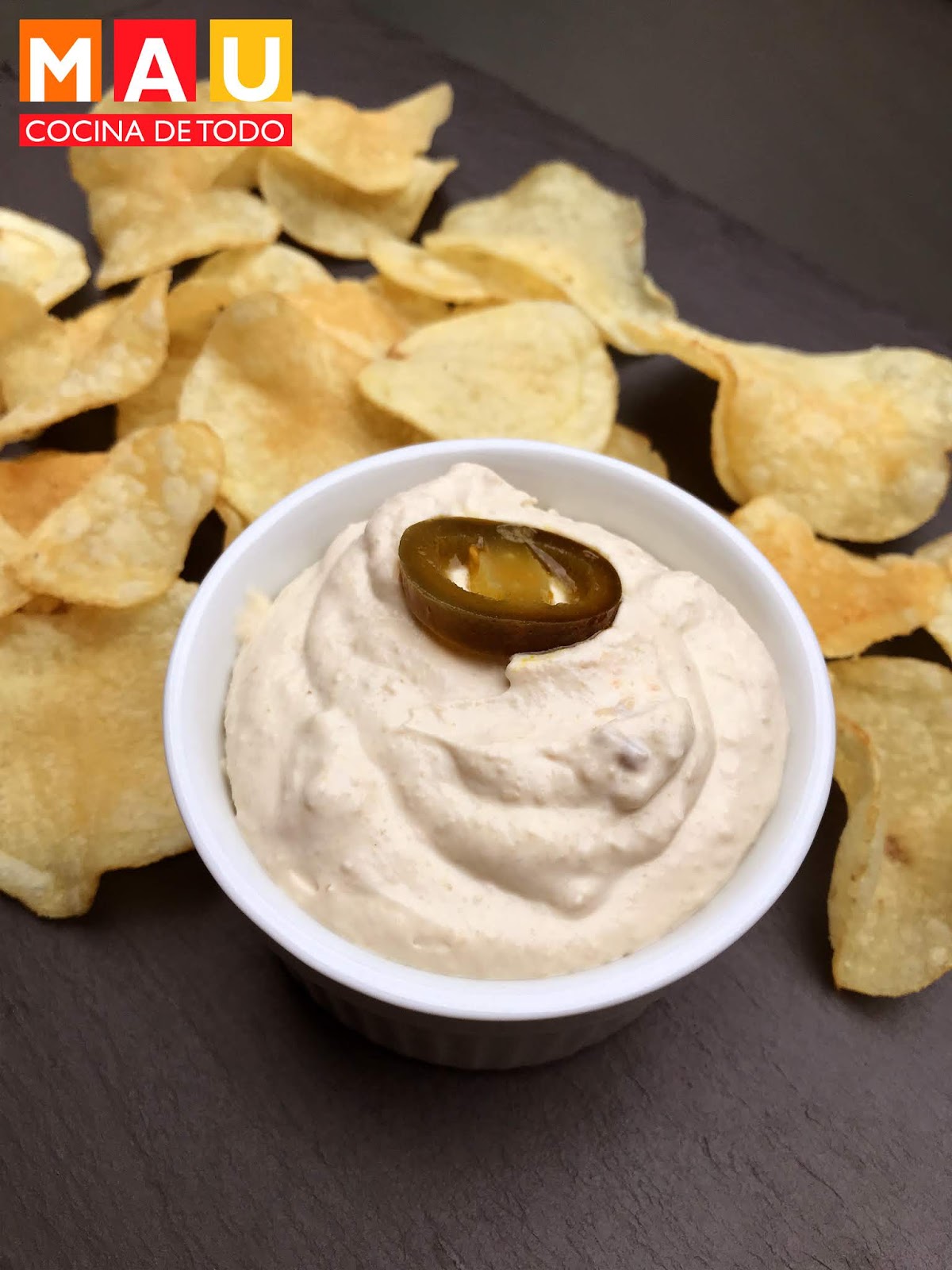 Dip de Champiñones en Escabeche