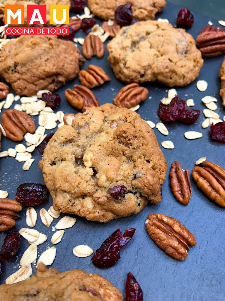 Galletas de Avena con Arándanos y Nuez