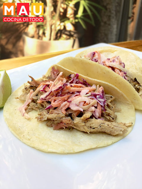 Pulled Pork al Carbón (Pierna de cerdo al carbón)