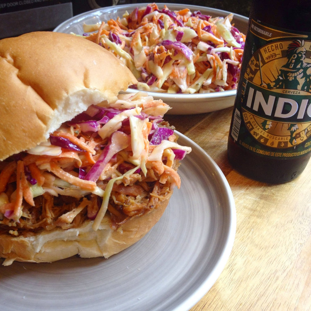 Pulled Pork con Cerveza Indio
