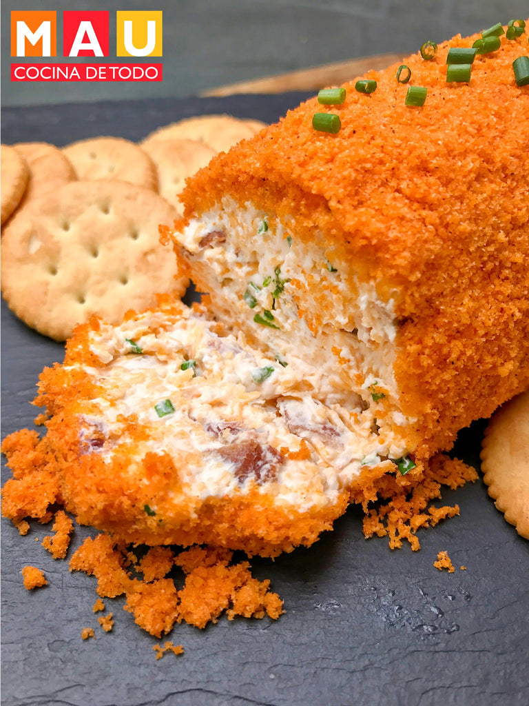 Rollito de Queso con Tocino y Cheetos