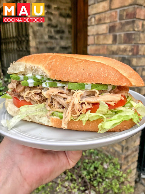 Tortas de Pierna (estilo Monterrey)
