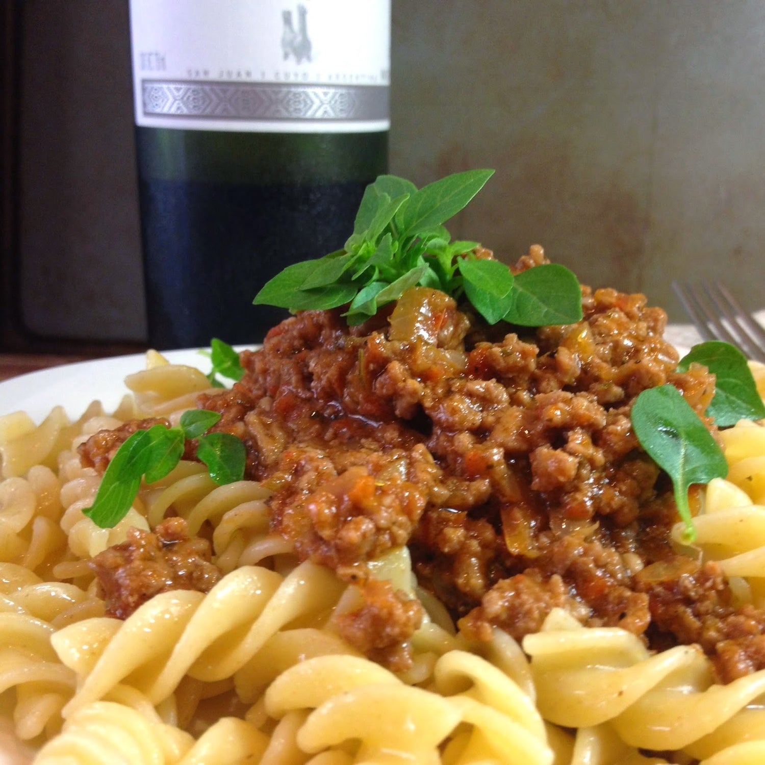 Pasta con Salsa Boloñesa