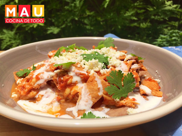 Chilaquiles Rojos (Horneados)