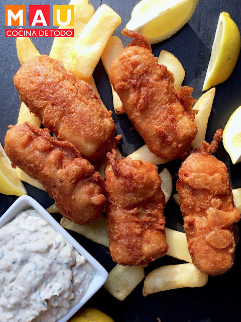 Fish and Chips (Pescado Capeado y Papas a la Francesa)