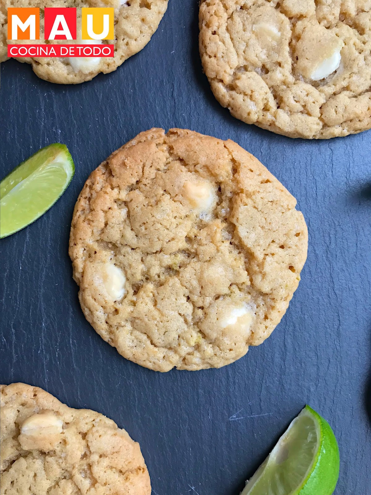 Galletas de Limón y Chocolate Blanco